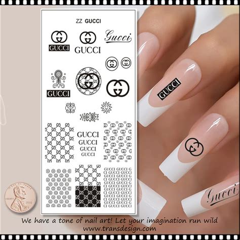 gucci nail art stamp